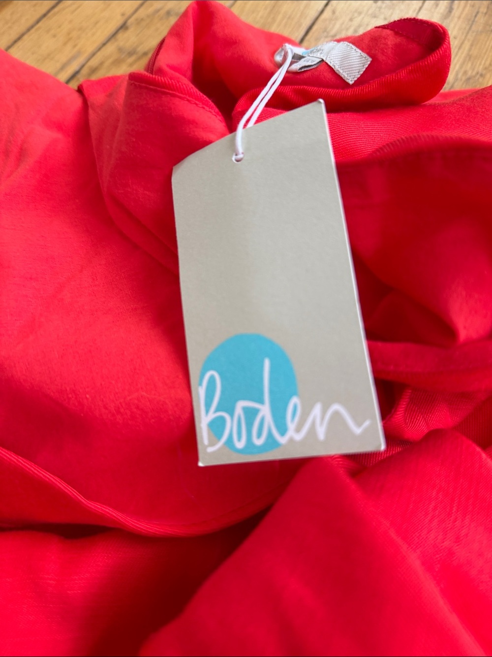 NWT Boden Halter Backless Maxi Dress in Red size 10 - Picture 5 of 7